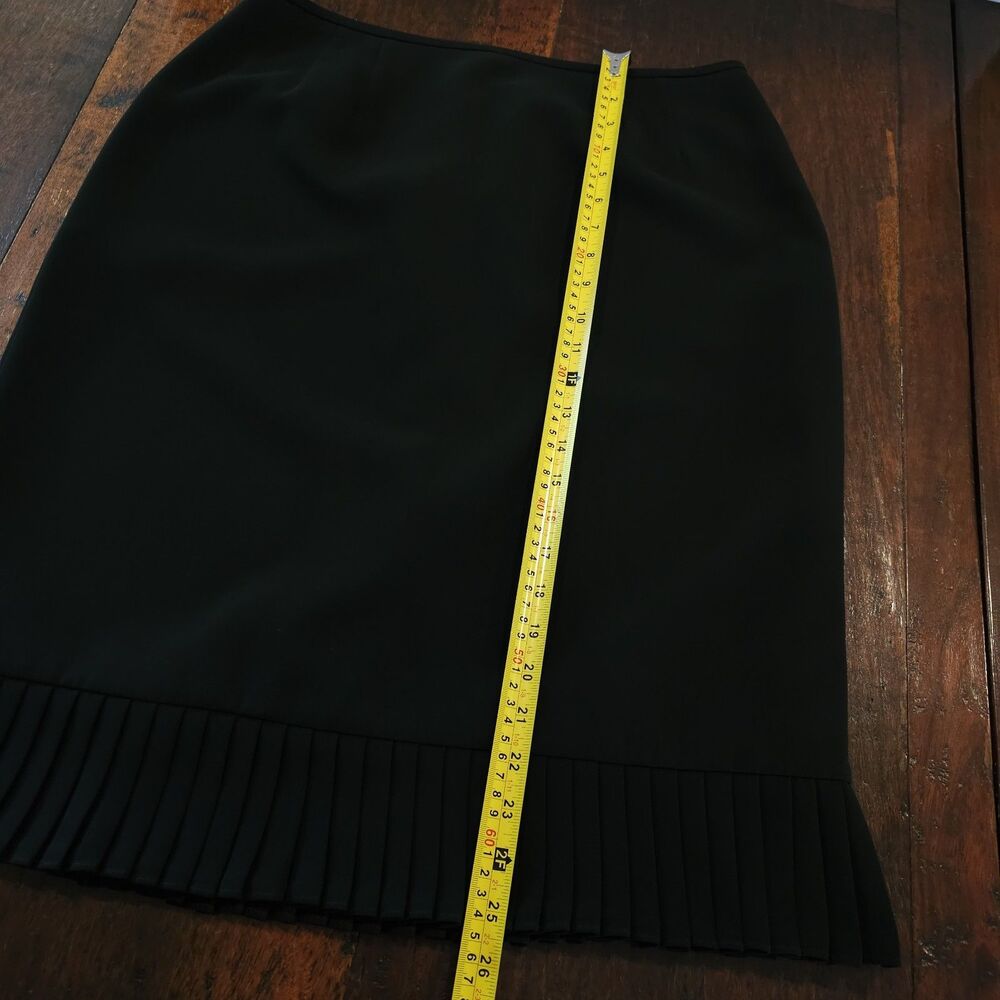 Women's Black Knee-Length Professional Skirt Careerwear Workwear Suiting Size 12 - Picture 6 of 8
